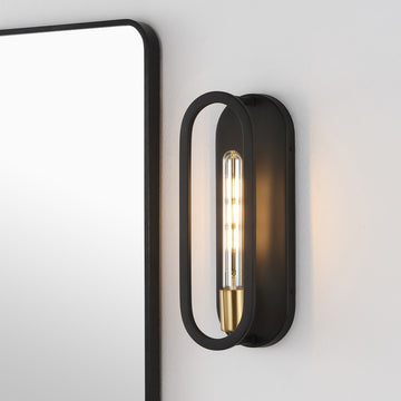 Emilia 4.75" Modern Bohemian Iron LED Sconce - JONATHAN Y